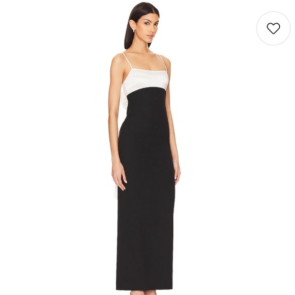 NEW MAJORELLE Avori Gown in Black & White - Picture 3 of 8